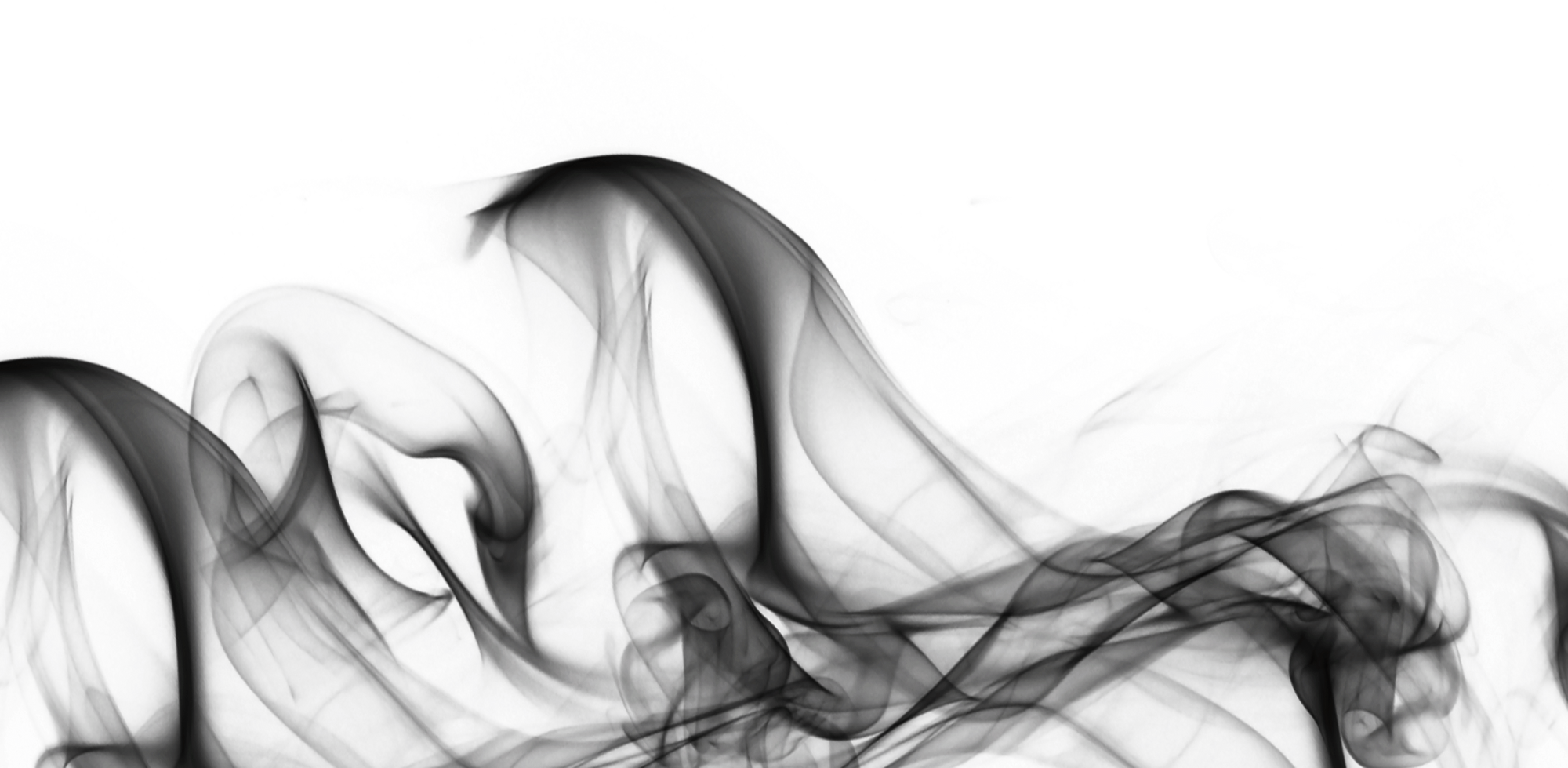 Abstract Black Flame Smoke